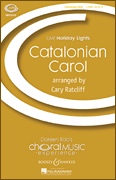 Catalonian Carol SA choral sheet music cover